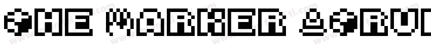 The Marker (True Type)字体转换